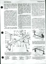 ford-8000-to-tw-30-tractor-shop-manual-exploded-view-4.webp Ford 8000-TW-30 shop manual: exploded view of front axle, spindle bushings, tie rod, and toe-in adjustment procedures.