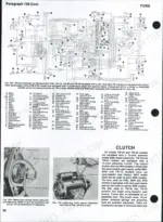 ford-8000-to-tw-30-tractor-shop-manual-wiring-49.webp Ford 8000, 8600, 8700, 9000, 9600, 9700, TW-10, TW-20, TW-30 wiring schematic for cab models and starter motor pinion clearance.