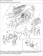 ford-8530-to-8830-agricultural-tractor-parts-catalog-engine-parts-170.webp Ford New Holland 8530, 8630, 8730, 8830, 7312, 7314, 7412HD-Series, TW5, TW15, TW25, TW35, 7810, 7910, 8210, 5640, 6640, 7740, 7840, 8240, 8340, TS90, TS100, TS110 exploded view of engine cylinder block, head, and parts.