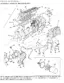 Ford New Holland 8530, 8630, 8730, 8830, 7312, 7314, 7412HD-Series, TW5, TW15, TW25, TW35, 7810, 7910, 8210, 5640, 6640, 7740, 7840, 8240, 8340, TS90, TS100, TS110 exploded view of engine cylinder block, head, and parts.