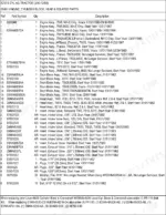 ford-8730-ag-tractor-parts-catalog-engine-parts-167.webp Ford 8730 parts list for engine cylinder block, head, valve inserts, and related hardware with part numbers.