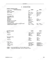 ford-cm224-cm274-commercial-mowers-service-manual-40022420-590-specs-57.webp Ford CM224, CM274, FM 60 engine and cylinder block general specifications table for S753 and J823 models.
