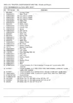 ford-new-holland-555d-tractor-loader-backhoe-parts-catalog-drivetrain-parts-150.webp New Holland 555D, 555D 4 CYL TRACTOR LOADER BACKHOE parts list for transmission clutch and input shaft components.