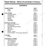 Ford New Holland 5640-8340, S90, S100 service manual - Page 1