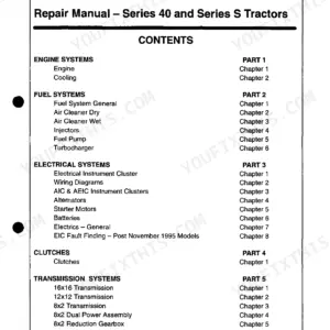 Ford New Holland 5640-8340, S90, S100 service manual - Page 1