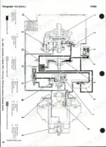 ford-tw-5-to-tw-35-tractors-shop-manual-hydraulic-88.webp Ford TW-5, TW-15, TW-25, TW-35 hydraulic system schematic showing Dual Power, PTO clutch, and lubrication circuits.