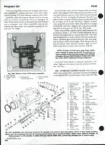 ford-tw-5-to-tw-35-tractors-shop-manual-procedures-138.webp Ford TW-5, TW-15, TW-25, TW-35 lift cover and hydraulic control valve overhaul procedures and exploded view diagram.