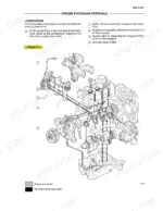 fpt-industrial-f4ce0354a-engine-repair-manual-87458412na-system-diagram-50.webp New Holland F4CE0354A, 334T/M2 engine lubrication system diagram showing oil flow paths and component locations.