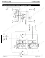 gehl-5635sx-dx-5635sxt-dxt-6635sxt-dxt-skid-loaders-shop-manual-907285-hydraulic-148.webp Gehl SL5635/6635 hydraulic and hydrostatic system schematic showing pumps, motors, and valves.