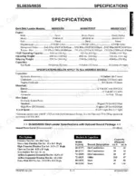 gehl-5635sx-dx-5635sxt-dxt-6635sxt-dxt-skid-loaders-shop-manual-907285-specs-7.webp Gehl SL5635/6635 technical specifications table for engine, capacities, electrical, and tires.