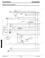 gehl-5635sx-dx-5635sxt-dxt-6635sxt-dxt-skid-loaders-shop-manual-907285-wiring-160.webp Gehl SL5635/6635 electrical system schematic showing starter, alternator, and glow plug relay wiring.