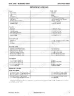 gehl-mustang-v400-4000v-skid-steer-loaders-service-manual-50950064-specs-9.webp Gehl V400 / Mustang 4000V technical specifications table including engine, hydraulic, electrical, and bucket data.