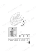 hatz-1d30-to-a1d41-diesel-engine-workshop-manual-438-202-01-exploded-view-81.webp Hatz 1D30-1D90, A1D35-A1D41 engine crankcase bushing installation diagram and clearance specification tables.