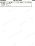 hitachi-ex12-2-excavator-parts-catalog-p1a4-1-2-parts-list-3.webp Hitachi EX12-2 parts list table for counterweight components including center weight, bolts, spring washers, and washers.