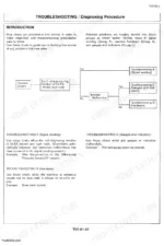 hitachi-ex120-2-hydraulic-excavator-technical-manual-troubleshooting-310.webp Hitachi EX120-2 troubleshooting flow chart for Dr.EX self-diagnosing fault codes and system malfunction diagnosis.