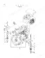 Hitachi EX15 engine exploded view showing engine mounting components, brackets, bolts, and vibration isolator mounts.