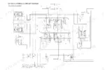 Hitachi EX150LC-5, EX160LC-5 hydraulic circuit diagram showing pumps, control valves, and cylinder connections.