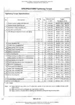 hitachi-ex200-2-ex200lc-2-hydraulic-excavator-technical-manual-torque-462.webp Hitachi EX200-2 tightening torque specifications table for engine, hydraulic, swing, and undercarriage bolts.