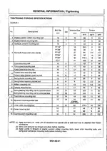 hitachi-ex20ur-2-ex30ur-2-ex40ur-2-excavator-workshop-manual-km-584e-00-torque-10.webp Hitachi EX20UR-2, EX30UR-2, EX40UR-2, Excavator tightening torque specifications table for engine, hydraulic, and swing components.
