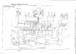 hitachi-ex25-ex35-ex40-excavator-technical-manual-km581e-01-t581-01-hydraulic-169.webp Hitachi EX25, EX35, EX40, Excavator hydraulic circuit diagram showing control valve, pump, and pilot valve systems.