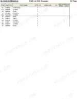 hitachi-ex25-excavator-parts-catalog-p1ab-1-4-page-39.webp Hitachi EX25 parts list table for oil cooler pipings, including part numbers for adapters, hoses, elbows, and O-rings.