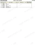 hitachi-ex25-excavator-parts-catalog-p1ab-1-4-page-75.webp Hitachi EX25 parts list for blade lever link, including pins, nuts, washers, ball joints, and control cables.