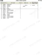 hitachi-ex25-excavator-parts-catalog-p1ab-1-4-parts-list-2.webp Hitachi EX25 parts list table for main frame components including bushings, bolts, stoppers, and grease fittings.
