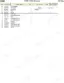 Hitachi EX25 parts list table for main frame components including bushings, bolts, stoppers, and grease fittings.