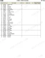 hitachi-ex27u-excavator-parts-catalog-p1ar-1-1-parts-list-2.webp Hitachi EX27U excavator main frame parts list table with item numbers, part names, and quantities.