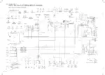 hitachi-ex27u-to-36ue-excavator-technical-manual-t589e-01-wiring-508.webp Hitachi EX27U to EX36UE electrical circuit diagram showing battery, starter, alternator, and relays.