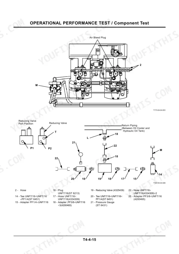 Hitachi EX220-5 repair manual
