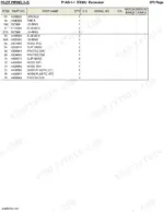 hitachi-ex30u-excavator-parts-catalog-p1as-1-1-page-74.webp Hitachi EX30U parts list table for pilot piping, including part numbers for unions, tees, o-rings, hoses, and protectors.