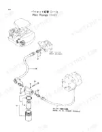hitachi-ex35-hydraulic-excavator-parts-catalog-p1af-1-4-page-75.webp Hitachi EX35 pilot piping diagram showing solenoid valve, hydraulic hose, and filter assembly components.