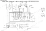 hitachi-ex40u-ex50u-excavator-technical-manual-t585e-00-hydraulic-170.webp Hitachi EX40u, EX50u, 50u hydraulic circuit diagram showing pump, control valve, cylinders, and pilot valves.