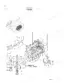 Hitachi EX45-2, EX40-2 engine exploded view showing pump device support, mounts, and hardware components.