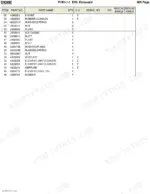 hitachi-ex5-excavator-parts-catalog-engine-parts-6.webp Hitachi EX5 excavator engine parts list table showing part numbers for air cleaner elements, muffler, and mounting hardware.
