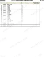 hitachi-ex5-excavator-parts-catalog-parts-list-108.webp Hitachi EX5 gear pump parts list table including part numbers for covers, bodies, gears, seals, and gasket components.