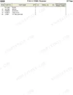 hitachi-ex50u-excavator-parts-catalog-p1av-1-2-boom-parts-245.webp Hitachi EX50U boom parts list table including part numbers for bushings, dust seals, and grease fittings.