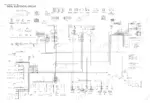 hitachi-ex50u-excavator-technical-manual-wiring-155.webp Hitachi EX50u electrical circuit diagram showing wiring connections, connector terminal locations, and relay configurations.