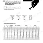 Hitachi EX550-5, EX600H-5, EX550LC-5, EX600LCH-5 torque chart showing bolt types and specified tightening values.