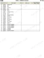 hitachi-ex55ur-3-hydraulic-excavator-parts-catalog-p1bh-1-1-parts-list-2.webp Hitachi EX55UR-3 parts list table for main frame components including bolts, pins, bushings, and cushions.