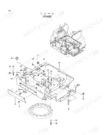 hitachi-ex8-2-hydraulic-excavator-parts-catalog-p1a1-1-1-chassis-parts-1.webp Hitachi EX8-2 exploded view diagram of the main frame assembly, including swing bearing, mounts, and hardware components.
