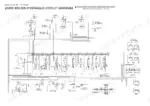 hitachi-zaxis-to-50u-hydraulic-excavator-technical-manual-t1lde-00-hydraulic-654.webp Hitachi ZAXIS 40U, 50U hydraulic circuit diagram showing control valve, pump, pilot valves, and cylinder connections.