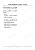 hitachi-zaxis-to-50u-hydraulic-excavator-technical-manual-t1lde-00-troubleshooting-212.webp Hitachi ZAXIS 40u, 50u troubleshooting introduction page outlining machine symptom, monitor, and electric system check procedures.