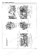 hitachi-zaxis450-to-zaxis460lch-hydraulic-excavator-workshop-manual-w16j-e-01-specs-395.webp Hitachi ZAXIS450, 450H, 450LC, 450LCH, 460LCH engine external drawing for AA-6WG1 TQA showing component locations.