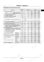 hitachi-zaxis450-to-zaxis460lch-hydraulic-excavator-workshop-manual-w16j-e-01-torque-46.webp Hitachi ZAXIS450, ZAXIS450H, ZAXIS450LC, ZAXIS450LCH, ZAXIS460LCH torque specification table for engine, swing, and track bolts.