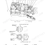 Hitachi ZX70-3 to ZX85US-3 hydraulic pump device component operation diagram.