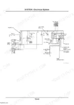 hitachi-zx70-3-to-85us-3-hydraulic-excavator-technical-manual-t01p1-e-00-wiring-101.webp Hitachi ZX70-3 to ZX85US-3 electrical system wiring diagram showing battery, key switch, and fuse box.