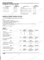 Honda TRX680FA/FGA, TRX650FA standard and engine torque value tables for fasteners, engine, and frame components.