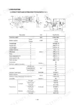 hyundai-hl730-7-hl730tm-7-wheel-loader-service-manual-specs-23.webp Hyundai HL730-7, HL730TM-7 wheel loader specifications diagram and technical data table for bucket and travel performance.